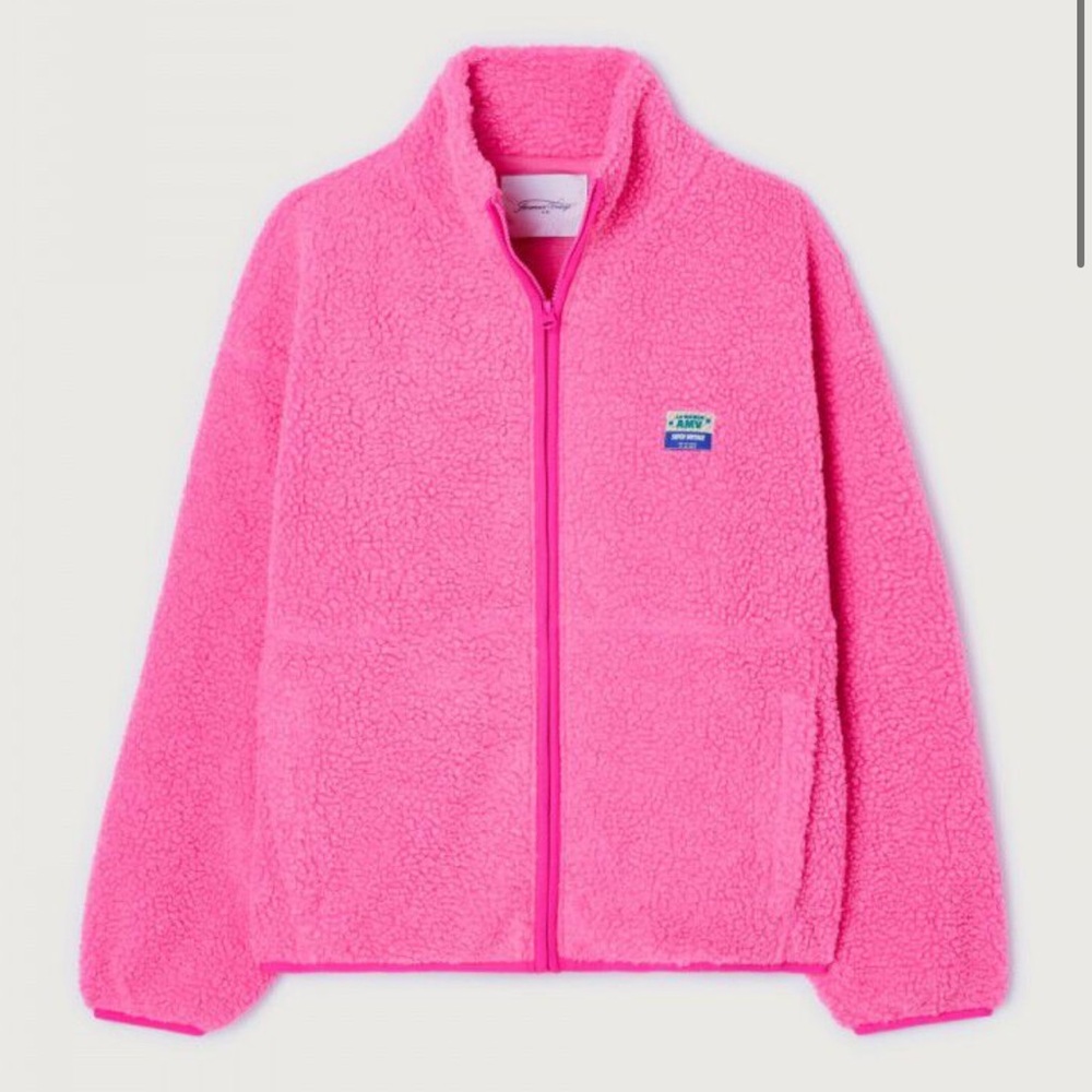 American Vintage Pink Fleece Jacket